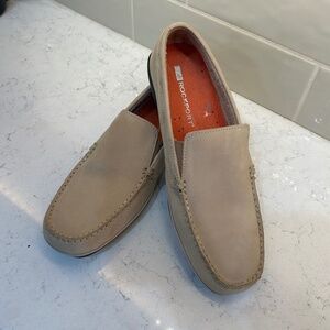 Rockport Men’s Leather Loafers – Tan / Beige – Size 12M